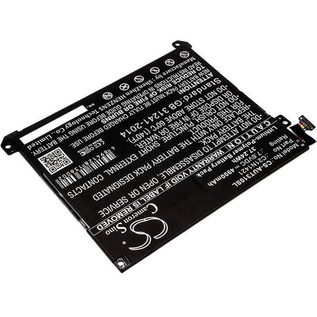7.6V, Li-Polymer, 4900mAh, Tablet battery fits Asus, 0b200-00570200, T300chi, T300chi_c, 37.24Wh Tablet Cameron Sino Technology Limited