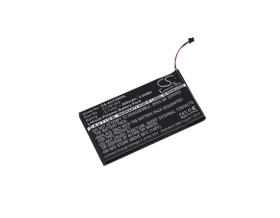 3.7V, Li-Polymer, 550mAh, Tablet battery fits Asus, 0b200-00370100, Transformer Book T300l Keyboar, Transformer Book T300la, 2.04Wh Tablet Cameron Sino Technology Limited