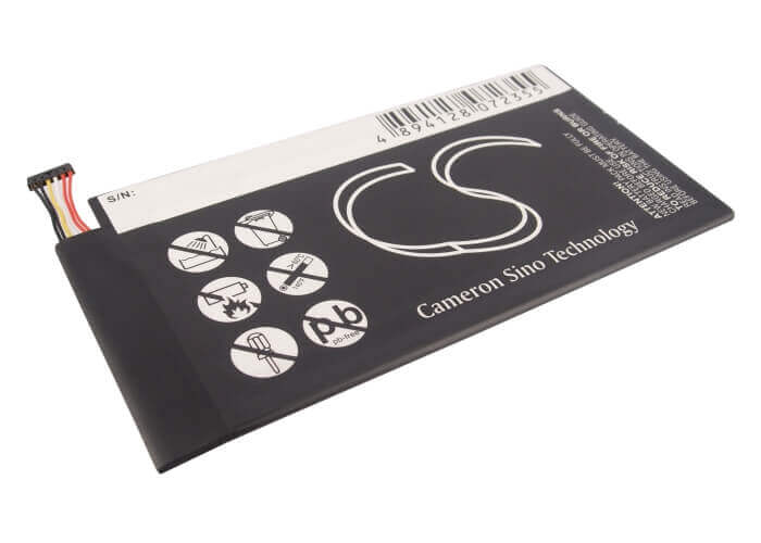 3.7V, Li-Polymer, 5000mAh, Tablet battery fits Asus, C11-me301t, 110-0329h, K001, 18.50Wh Tablet Cameron Sino Technology Limited