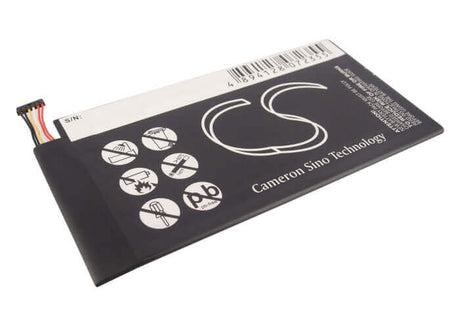 3.7V, Li-Polymer, 5000mAh, Tablet battery fits Asus, C11-me301t, 110-0329h, K001, 18.50Wh Tablet Cameron Sino Technology Limited