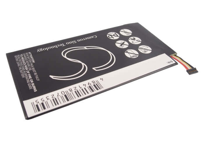 3.7V, Li-Polymer, 5000mAh, Tablet battery fits Asus, C11-me301t, 110-0329h, K001, 18.50Wh Tablet Cameron Sino Technology Limited