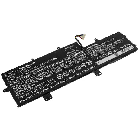 Battery For Asus, Ux450fd-1a, Ux450fd-be014t, Ux450fd-be023t 15.4v, 4400mah - 67.76wh Notebook, Laptop Cameron Sino Technology Limited   