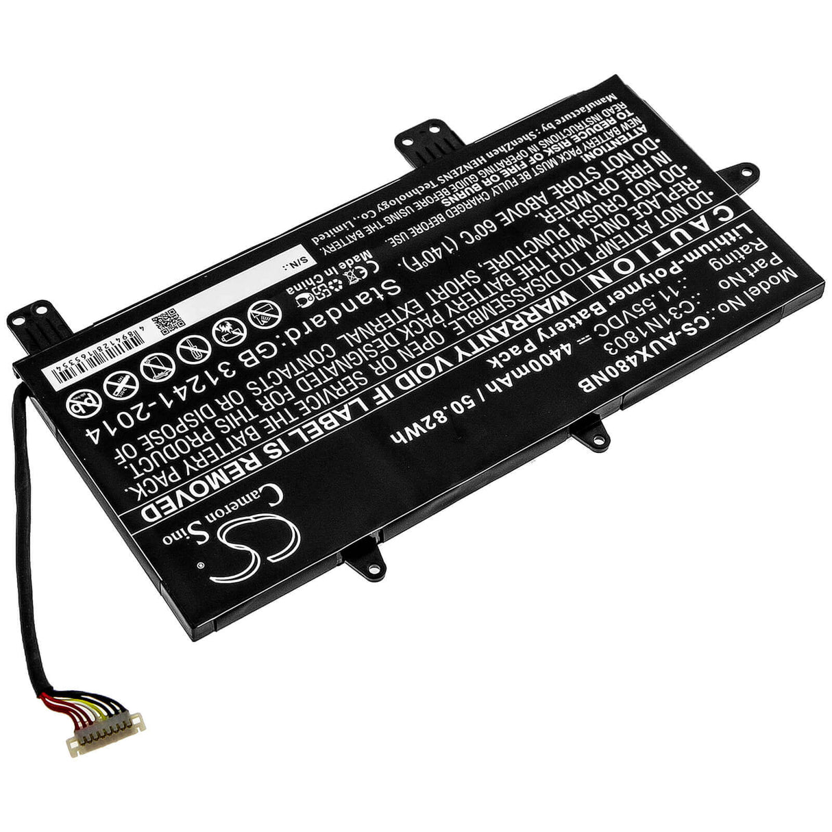 Battery For Asus, Ux480fd Ux450fd, Zenbook Pro 14 Ux480 11.55v, 4400mah - 50.82wh Notebook, Laptop Cameron Sino Technology Limited   