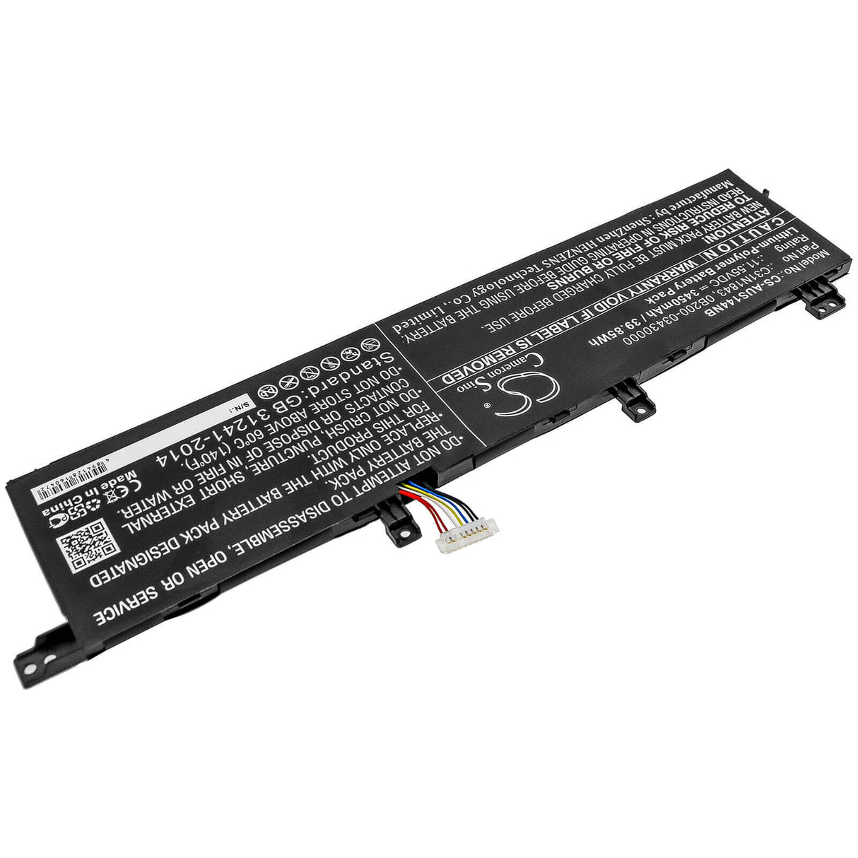 Notebook Battery For Asus, Vivobook S14 S432fa, Vivobook S14 S432fa-am030t 11.55v, 3450mah - 39.85wh Notebook, Laptop Cameron Sino Technology Limited