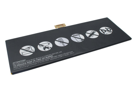 3.7V, Li-Polymer, 6750mAh, Tablet battery fits Asus, C12-tf400c, Tf303cl, Tf303cl 1d, 24.98Wh Tablet Cameron Sino Technology Limited