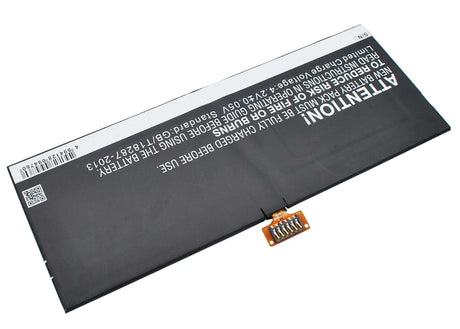 3.7V, Li-Polymer, 6760mAh, Tablet battery fits Asus, C21-tf600t, Vivotab Tf600tl, 24.68Wh Tablet Cameron Sino Technology Limited