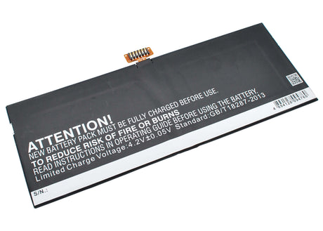 3.7V, Li-Polymer, 6760mAh, Tablet battery fits Asus, C21-tf600t, Vivotab Tf600tl, 24.68Wh Tablet Cameron Sino Technology Limited