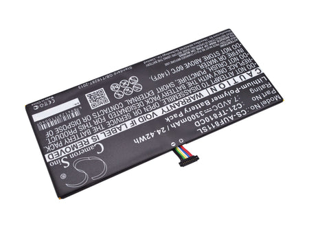 7.4V, Li-Polymer, 3300mAh, Tablet battery fits Asus, 0b200-00090000, Vivotab Tf810cd, 24.42Wh Tablet Cameron Sino Technology Limited