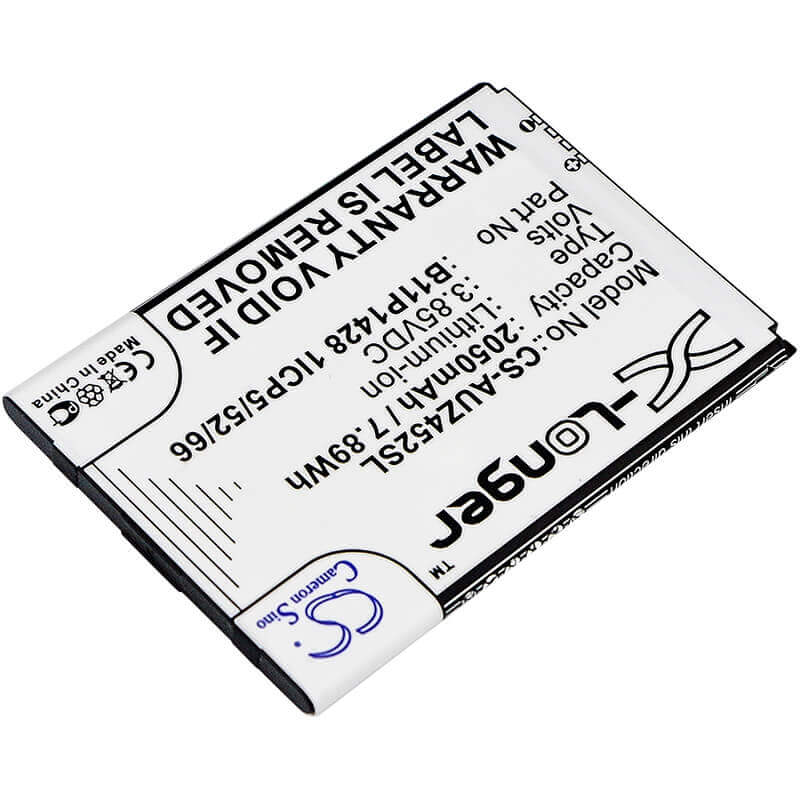 3.85V, Li-ion, 2050mAh, SmartPhone battery fits Asus, 0b200-01910000, X009db, Zb452kg, 7.89Wh Mobile, SmartPhone Cameron Sino Technology Limited (Smartphone)