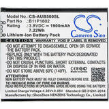 3.8V, Li-ion, 1900mAh, SmartPhone battery fits Asus, 0b200-02170000, X00a, X00ada, 7.22Wh Mobile, SmartPhone Cameron Sino Technology Limited (Smartphone)