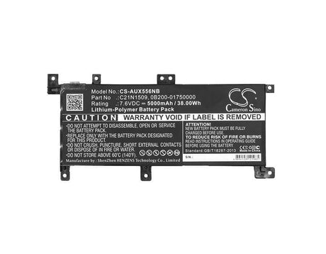 Notebook Battery For Asus, X556ua, X556ub, X556uf, X556uj, 7.6v, 5000mah - 38.00wh Notebook, Laptop Cameron Sino Technology Limited