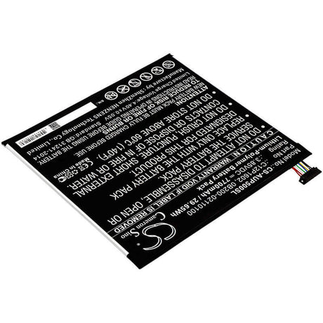 3.85V, Li-Polymer, 7700mAh, Tablet battery fits Asus, 0b200-02110100, Lcd Monitor M, Lcd Monitor X, 29.65Wh Tablet Cameron Sino Technology Limited