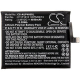 3.85V, Li-Polymer, 4050mAh, SmartPhone battery fits Asus, C11p1610 1icp5/62/74, Zb500tl, Zenfone Pegasus 4a, 15.59Wh Mobile, SmartPhone Cameron Sino Technology Limited (Smartphone)