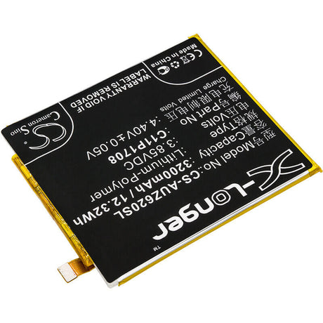 3.85V, Li-Polymer, 3200mAh, SmartPhone battery fits Asus, 0b200-02890100, Ze620kl, Zenfone 5 2018, 12.32Wh Mobile, SmartPhone Cameron Sino Technology Limited (Smartphone)