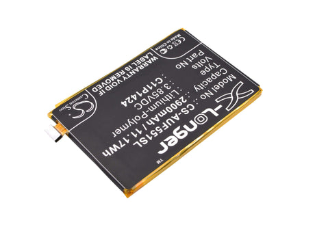 3.85V, Li-Polymer, 2900mAh, SmartPhone battery fits Asus, C11p1423, Z008d, Z00ad, 11.17Wh Mobile, SmartPhone Cameron Sino Technology Limited (Smartphone)