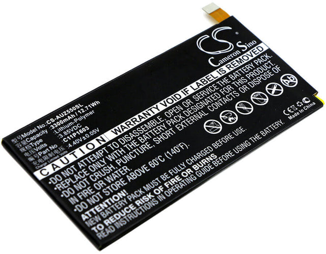 3.85V, Li-Polymer, 3300mAh, SmartPhone battery fits Asus, C11p1603, Zenfone 3 Deluxe 5.5, Zenfone 3 Deluxe 5.5 Dual Sim, 12.71Wh Mobile, SmartPhone Cameron Sino Technology Limited (Smartphone)