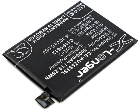3.85V, Li-Polymer, 5000mAh, SmartPhone battery fits Asus, C11p1612, Ze553kl, Zenfone 3 Zoom, 19.25Wh Mobile, SmartPhone Cameron Sino Technology Limited (Smartphone)