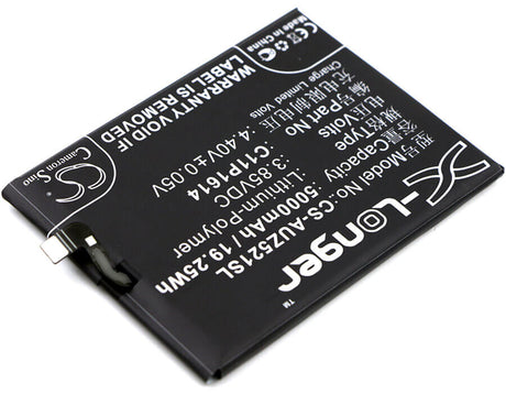 3.85V, Li-Polymer, 5000mAh, SmartPhone battery fits Asus, C11p1614, Zc521tl, Zenfone 3s Max, 19.25Wh Mobile, SmartPhone Cameron Sino Technology Limited (Smartphone)