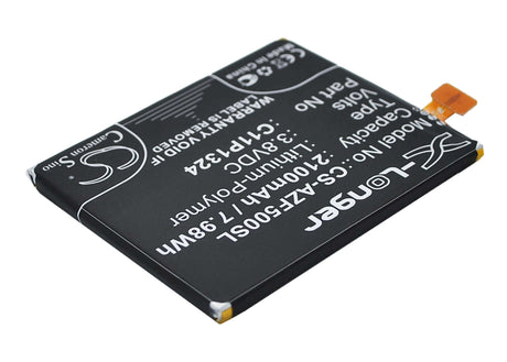 3.8V, Li-Polymer, 2100mAh, SmartPhone battery fits Asus, 0b200-00850000, A500cg, A500kl, 7.98Wh Mobile, SmartPhone Cameron Sino Technology Limited (Smartphone)