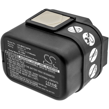 7.2V, Ni-MH, 2100mAh, Power Tools battery fits Atlas Copco, Milwaukee, Bs2e7.2t, Pes7.2t, 15.12Wh Power Tools Cameron Sino Technology Limited (Suspended)