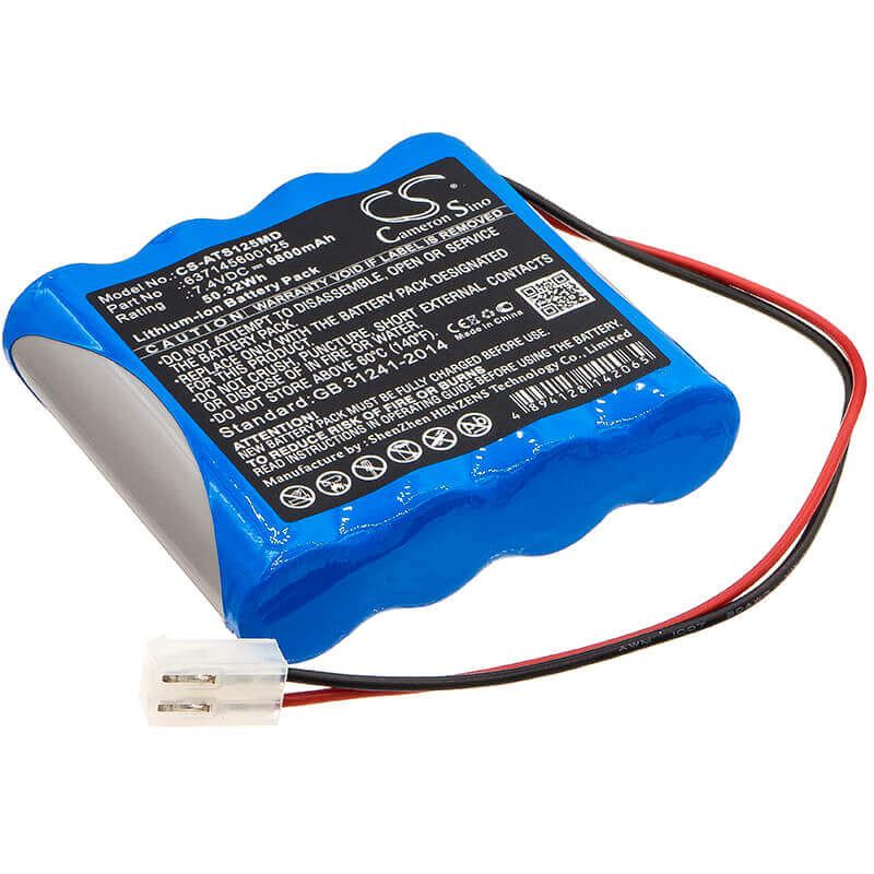 7.4V, Li-ion, 6800mAh, Medical battery fits Atmos, 637145600125, Emergency Suction, 50.32Wh Medical Cameron Sino Technology Limited (Medical)