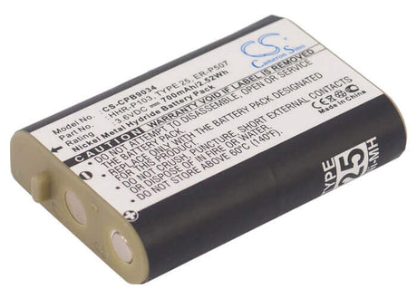 3.6V, Ni-MH, 700mAh, Cordless Phone battery fits Ge, Ativa, At&t, V Tech, Radio Shack, Panasonic, 249, 102, 103, 2.52Wh Cordless Phone Cameron Sino Technology Limited (Cordless Phone)