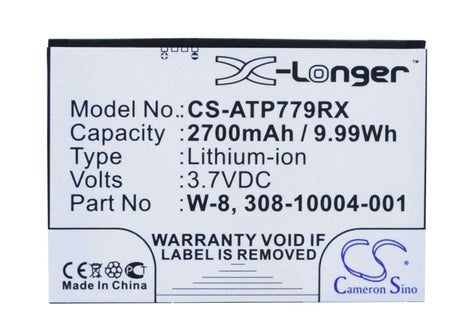 3.7V, Li-ion, 2400mAh, Hotspot battery fits Boostmobile, At&t, Netgear, 308-10004-01, Ac779s, Ac797s, 8.88Wh Hotspot Cameron Sino Technology Limited