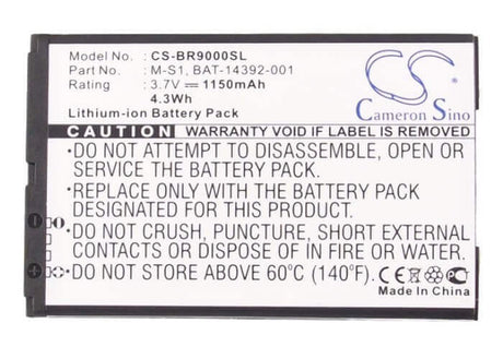 3.7V, Li-ion, 1150mAh, SmartPhone battery fits At&t, Acc14392-001, Bold, 4.26Wh Mobile, SmartPhone Cameron Sino Technology Limited (Suspended)