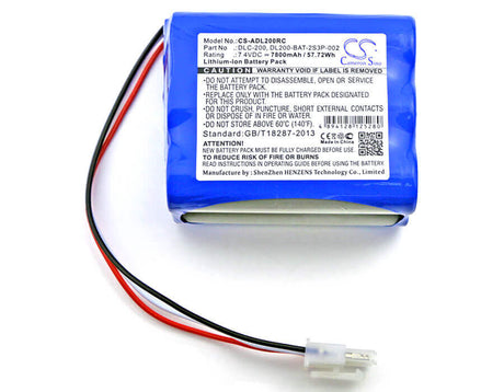 7.4V, Li-ion, 7800mAh, Cable Modem battery fits At&t, Dl200-bat-2s3p-002, Dlc-200c, 57.72Wh Cable Modem Cameron Sino Technology Limited