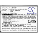 3.8V, Li-ion, 1950mAh, SmartPhone battery fits At&t, Lt20h445170b, Maestro, U202aa, 7.41Wh Mobile, SmartPhone Cameron Sino Technology Limited (Smartphone)