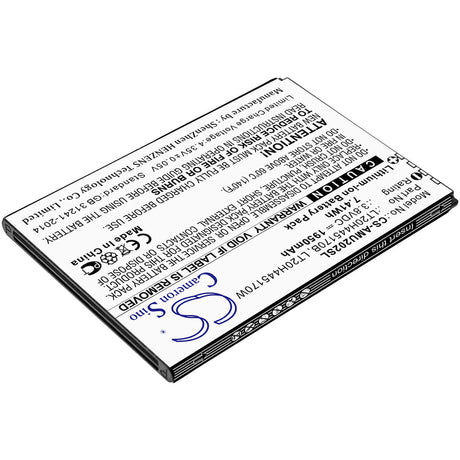 3.8V, Li-ion, 1950mAh, SmartPhone battery fits At&t, Lt20h445170b, Maestro, U202aa, 7.41Wh Mobile, SmartPhone Cameron Sino Technology Limited (Smartphone)