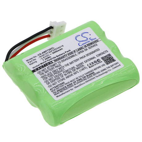 3.6V, Ni-MH, 2000mAh, Cordless Phone battery fits At&t, Ni3615t30p3s534416, Wf720, 7.2Wh Cordless Phone Cameron Sino Technology Limited (Cordless Phone)