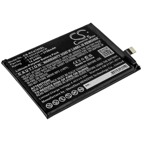 3.85V, Li-Polymer, 3750mAh, SmartPhone battery fits Cricket, At&t, Pt40h426487w, Radiant Max, U705aa, 14.44Wh Mobile, SmartPhone Cameron Sino Technology Limited (Smartphone)