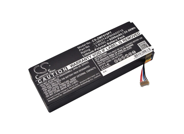 3.8V, Li-Polymer, 6200mAh, Projector battery fits At&t, Verizon, Zte, Li3863t43p6ha03715, S Pro 2, Spro2, 23.56Wh Projector Cameron Sino Technology Limited