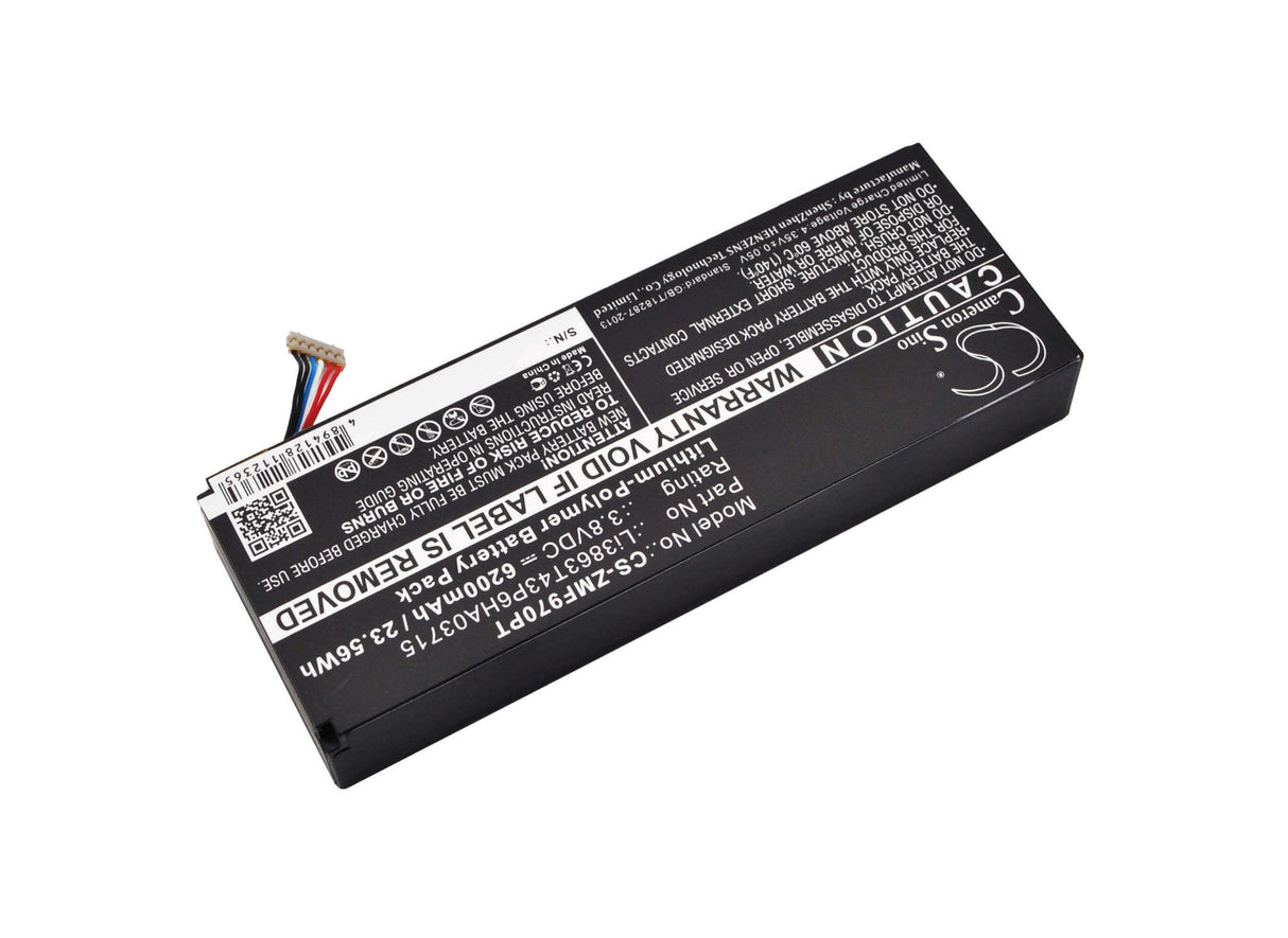3.8V, Li-Polymer, 6200mAh, Projector battery fits At&t, Verizon, Zte, Li3863t43p6ha03715, S Pro 2, Spro2, 23.56Wh Projector Cameron Sino Technology Limited