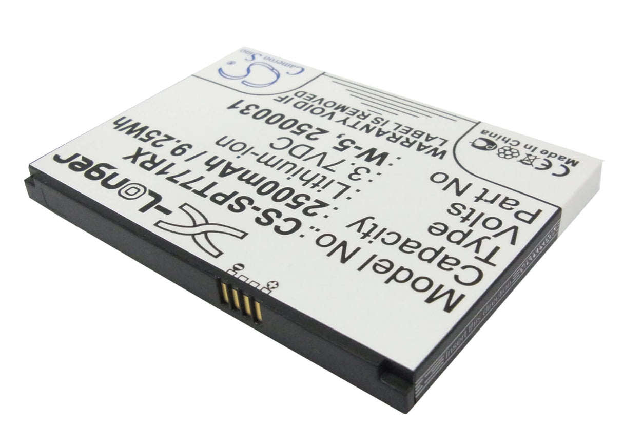 3.7V, Li-ion, 2500mAh, Hotspot battery fits Netgear, Sprint, At&t, 2500031, Unite, Unite-344b, 9.25Wh Hotspot Cameron Sino Technology Limited