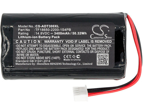 14.8V, Li-ion, 3400mAh, Speaker battery fits Audio Pro, Addon T10, Addon T3, 50.32Wh Speaker Cameron Sino Technology Limited