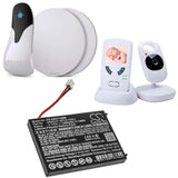 Babyphone Battery For Audioline, Babysense 5 Video, Watch & Care V120, Watch & Care V130 3.7v, 1400mah - 5.18wh BabyPhone Cameron Sino Technology Limited   