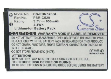3.7V, Li-ion, 650mAh, SmartPhone battery fits Audiovox, Pantech, Btr7b, Cdm-8964, Shuttle, 2.41Wh Mobile, SmartPhone Cameron Sino Technology Limited (Smartphone)