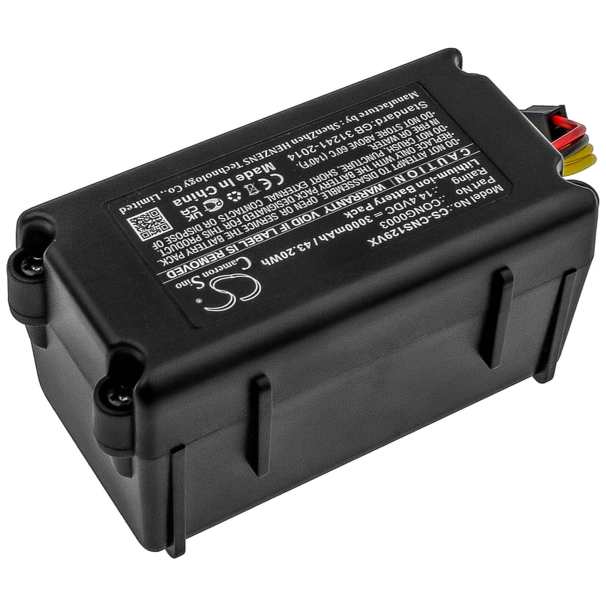 14.4V, Li-ion, 3000mAh, Vacuum battery fits Zoef Robot, Infinuvo, Bl509, 43.20Wh Vacuum Cameron Sino Technology Limited
