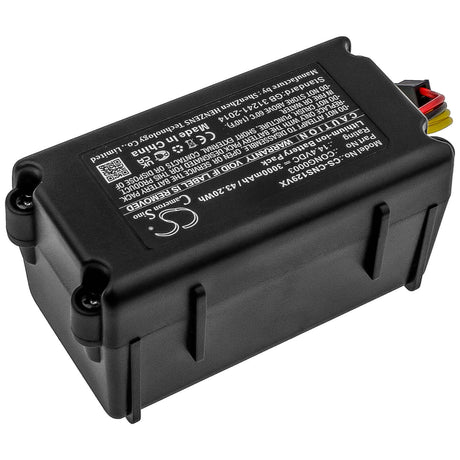 14.4V, Li-ion, 3000mAh, Vacuum battery fits Zoef Robot, Infinuvo, Bl509, 43.20Wh Vacuum Cameron Sino Technology Limited
