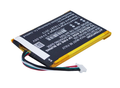 3.7V, Li-Polymer, 1300mAh, E-book, E-reader battery fits Bambook, Mlp454261, Sd928+, 4.81Wh E-book, E-reader Cameron Sino Technology Limited