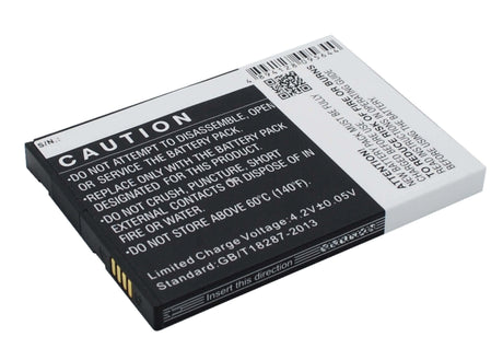 3.7V, Li-ion, 2400mAh, Hotspot battery fits Bandrich, Ba-21012300, Bandluxe Pr39, 8.88Wh Hotspot Cameron Sino Technology Limited
