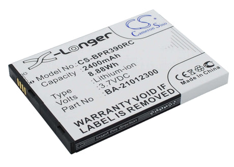 3.7V, Li-ion, 2400mAh, Hotspot battery fits Bandrich, Ba-21012300, Bandluxe Pr39, 8.88Wh Hotspot Cameron Sino Technology Limited