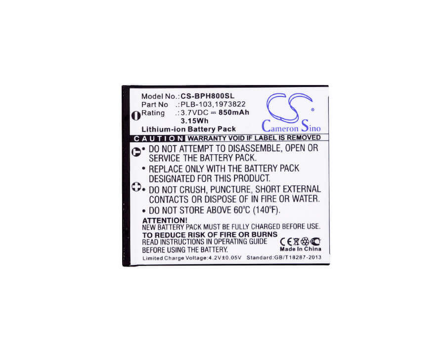 3.7V, Li-ion, 650mAh, Headset battery fits Bang & Olufsen, 1973822, Beoplay H7, Beoplay H8, 2.41Wh Wireless Headset Cameron Sino Technology Limited