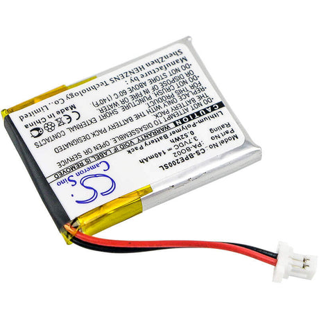 3.7V, Li-Polymer, 140mAh, Headset battery fits Bang & Olufsen, Pa-bo02, Earset 2, 0.52Wh Wireless Headset Cameron Sino Technology Limited