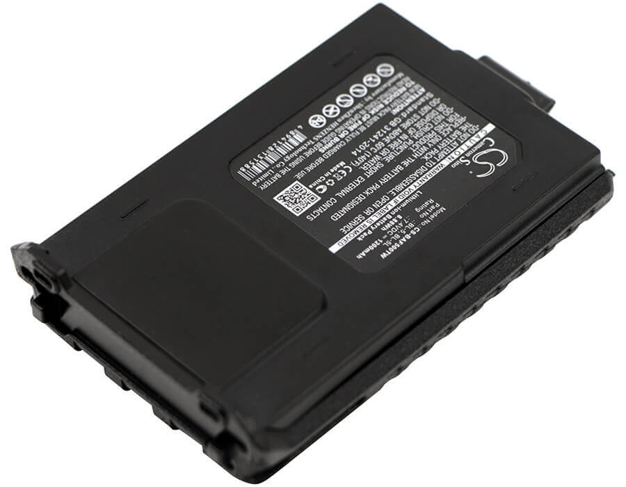 7.4V, Li-ion, 1200mAh, Two-Way Radio battery fits Baofeng, Bl-5, Bf-f8 Plus, Bf-f8+, 8.88Wh Two-Way Radio Cameron Sino Technology Limited