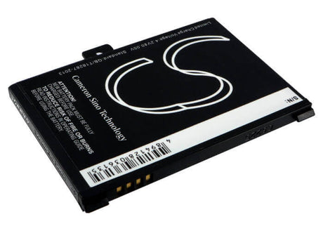 3.7V, Li-ion, 1250mAh, E-book, E-reader battery fits Barnes & Noble, 9875521, 5, Bnrv100, 4.63Wh E-book, E-reader Cameron Sino Technology Limited