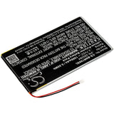 3.7V, Li-Polymer, 1500mAh, Tablet battery fits Barnes & Noble, Pr-285084, Bnrv700, Glowlight Plus 7.8, 5.55Wh Tablet Cameron Sino Technology Limited