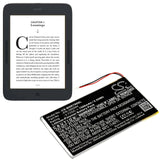 3.7V, Li-Polymer, 1500mAh, Tablet battery fits Barnes & Noble, Pr-285084, Bnrv700, Glowlight Plus 7.8, 5.55Wh Tablet Cameron Sino Technology Limited